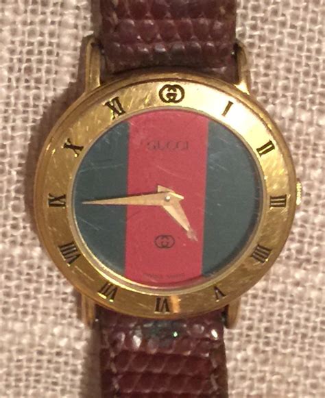 how to identify original gucci vintage watch|Gucci watches old models.